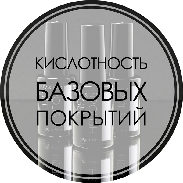 Кислотность базовых покрытий Кислотность базовых покрытий